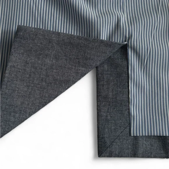 NWOT J. Crew Regent Single Button Blue Chambray Ruffle Blazer Women's Size 8 - Picture 10 of 16